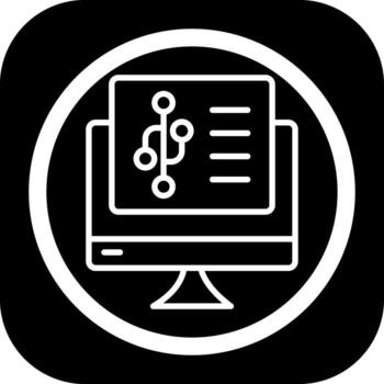 Version Control Detailed User Interface Piece vector