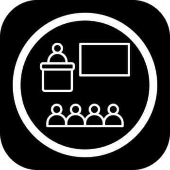 Class Minimal Art Style Object vector