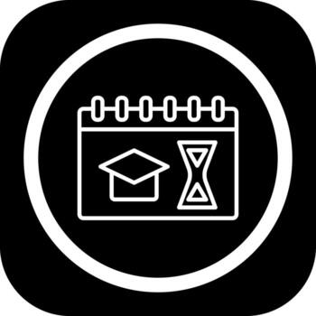 Gap Year Sharp Linear Edge Mark vector