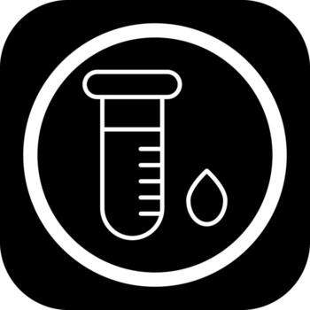 Blood Test Abstract User Interface Visual vector