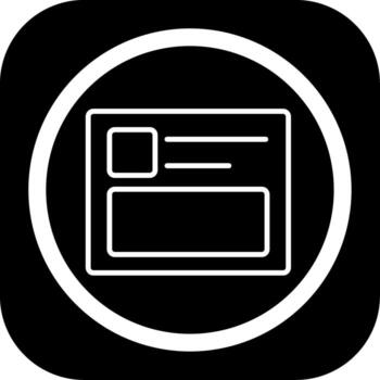 Web Feed Sharp Linear Edge Mark vector