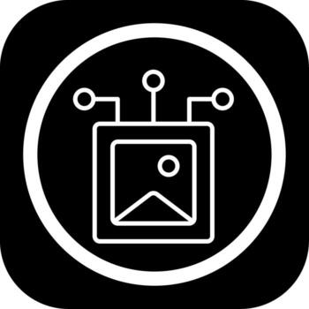 Ai Art Futuristic User Interface Mark vector