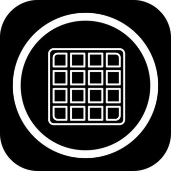 Grid Sharp Linear Edge Mark vector