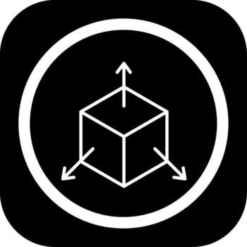 Scale Modification User Interface Badge vector