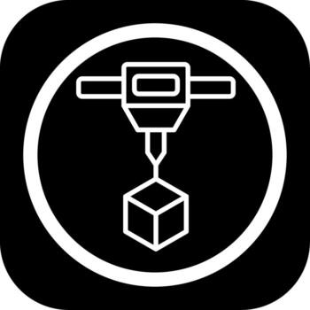 Additive Manufacturing Vivid Application UI Element vector