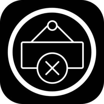 Closed Application Focused UI Design vector