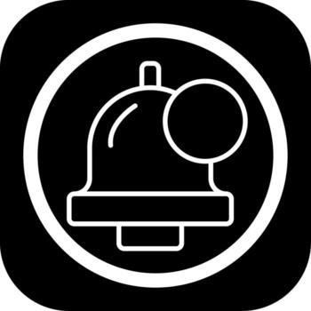 Notification Bell Smooth Mobile App Visual vector