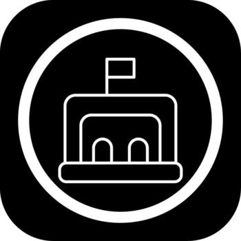 Bunker Color Block Style Badge vector