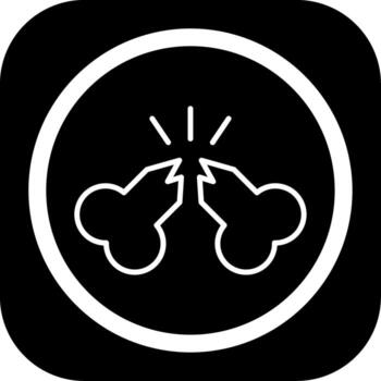 roto hueso moderno tecnología establecido objeto vector