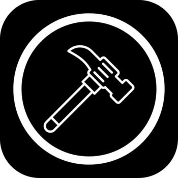 Hammer Sharp Edge Style Visual vector