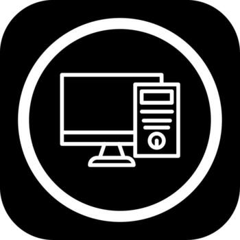 Computer Pastel Sketch Design Mark vector