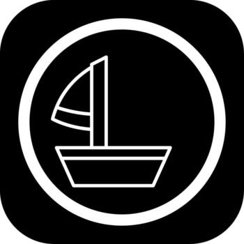Yacht Subtle User Interface Graphic vector
