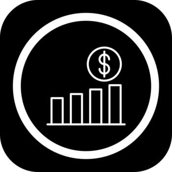 Stock Investment Sharp Edge Style Visual vector