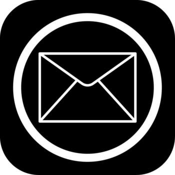 Mailing Geometric Style Design Badge vector