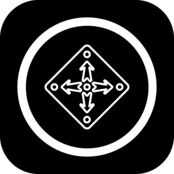 Expand Arrow Subtle User Interface Graphic vector