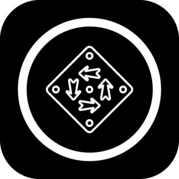 Rotating Arrows Wireframe Mobile App Design vector