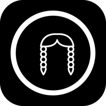Braids Handcrafted User Interface Symbol vector