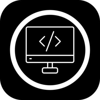 Programmer Isometric Web Illustration Piece vector