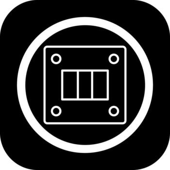 Switch Interface Outline Line Graphic vector