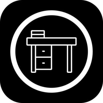 Desk Sharp Edge Style Visual vector