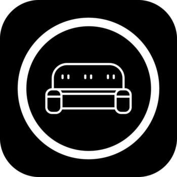 Couch Smooth Mobile App Visual vector