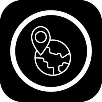 Globe User Interface Badge vector