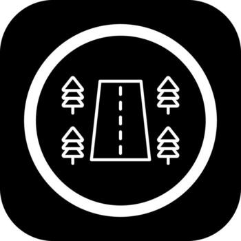 Roadside Abstract User Interface Visual vector