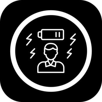 Tired Abstract User Interface Visual vector