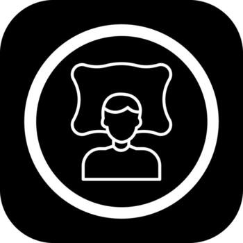 Insomnia Shadowed Flat UI Design vector