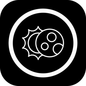 Lunar Pixel Grid Based Artwork vector