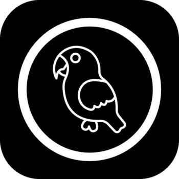 Parrot Three Dimensional Interface Shape vector