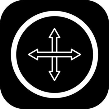 Direction Minimal Art Style Object vector