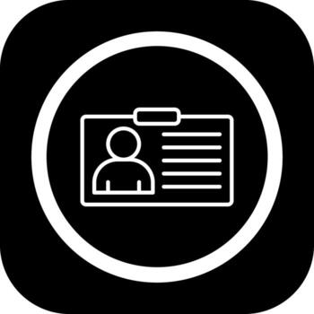 Id Card Three Dimensional Interface Shape vector