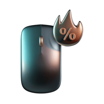 Dark Wireless Computer Mouse Front View 3D Icondiscount, 3d, sale, mouse, percent, device, technology, equipment, hot, computer, click, promotion, commerce, flame, button, fire, illustration, icon png