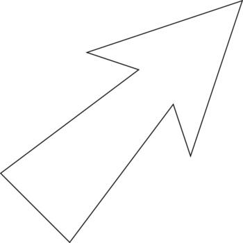 mouse pointer or arrow vector