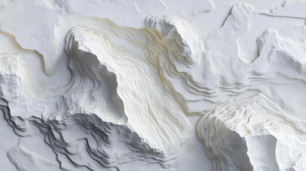 Minimalist terrain map with clean contour lines and subtle elevation shading, geometric grid layout photo