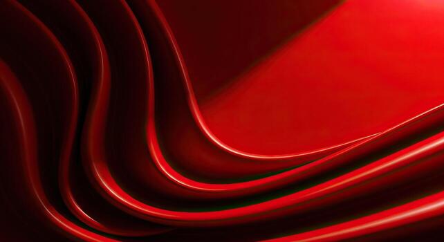 Abstract Red Wave Background Dynamic Flow for Design and Presentation photo