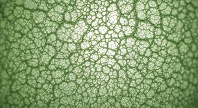 Microscopic Green Cellular Network Background Abstract Organic Cell Structure Texture Intricate Bio Web Pattern for Science Nature Concepts photo
