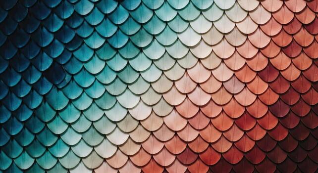 Abstract Scales Pattern Texture Gradient Color Design for Creative Backgrounds and Design Elements photo