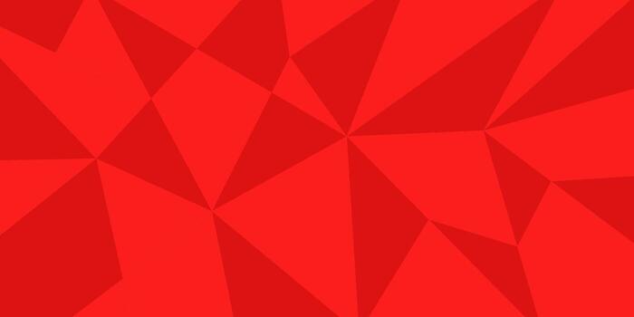 Red polygonal background design vector