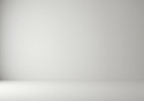 Modern clean studio background with soft light, perfect for product placement and professional presentations, offering a versatile canvas for creativity. photo