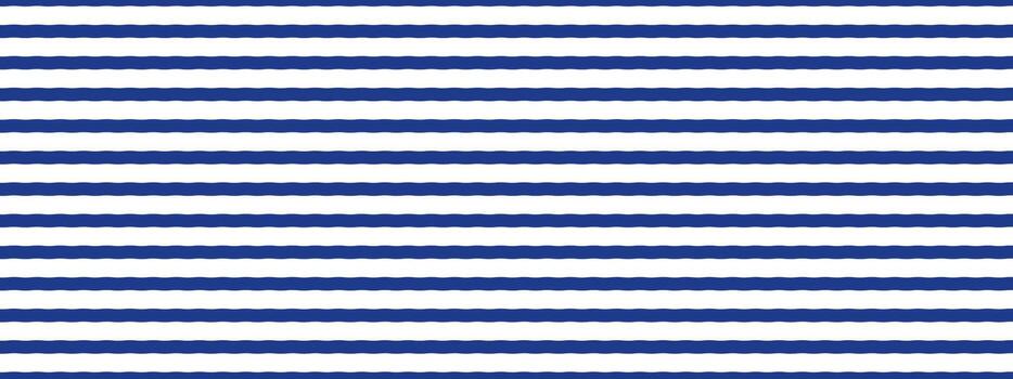 azul y blanco a rayas antecedentes. horizontal marinero líneas crear náutico textura con mano dibujado trazos sin costura modelo para verano tela. marina uniforme diseño modelo. vector