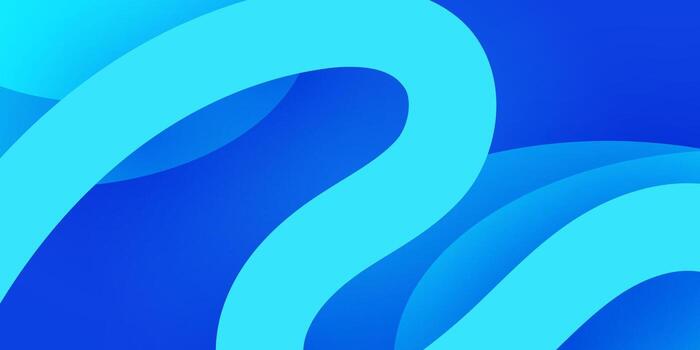 Abstract blue overlap curve background with swirl line pattern design. vector