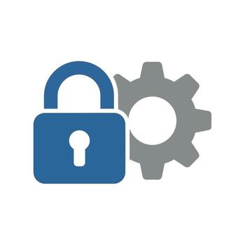 Security Settings Configuration Control vector