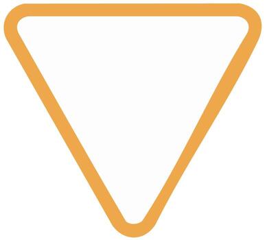 Triangular orange frame for autumn decoration layout design vector