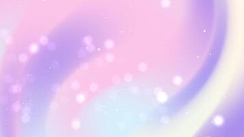 Abstract moving background Gradient soft purple Blue Pink bright blurry, rainbow colorful with shimmer and light particles suitable for events, modern visuals and graphic design projects video