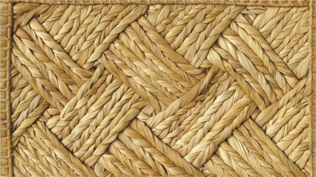 Woven texture background in natural tones for - and visual -s photo