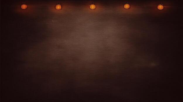 Dark brown backdrop with glowing lights above for - - - photo