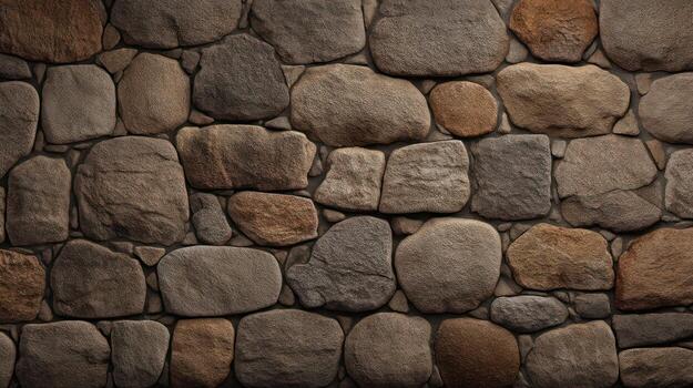 Close up of a weathered stone wall texture background for - elements photo