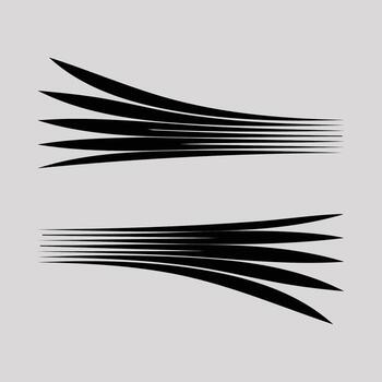 Dynamic Abstract Speed Lines in Motion, Graphic vector